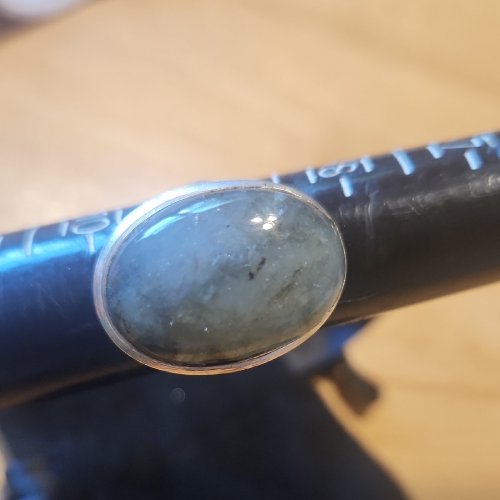 Elegant Sterling Silver Gemstone Ring